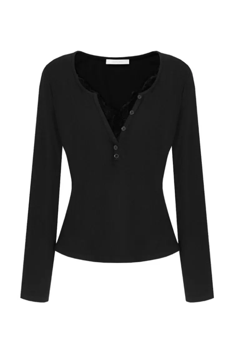 Mengapa Sweater Slim Leher V Renda Wanita Menjadi Pilihan Fesyen Mesti Ada untuk Wanita Moden