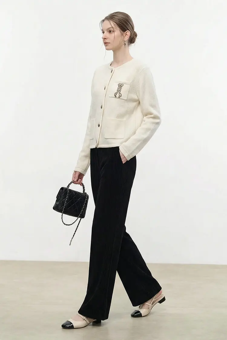 Women's Cropped Cardigan Sweater