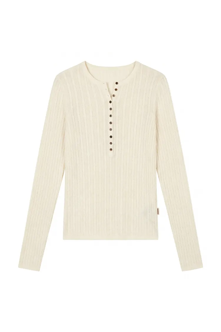 Sweater Bulu Dipasang Wanita