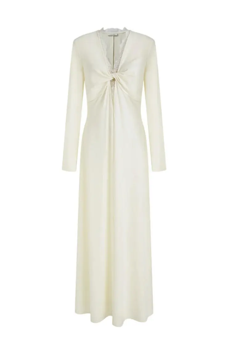 Pakaian Maxi Bersambung Renda Wanita